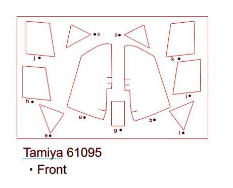 More information about "Tamiya 300061095 - Masken für FockeWulf FW190 A8/R2"