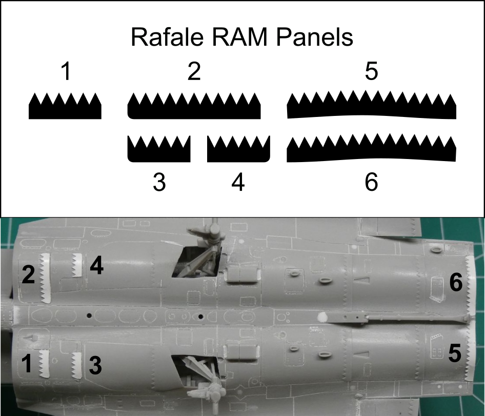 More information about "Underside RAM Panels for 1/72 Hobby Boss Rafale kits"